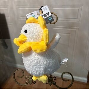 Giftable duck  Very Solf Dog Toy With Squeaker  10”